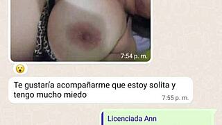 Mi madrastra se pone caliente por chat in public web session