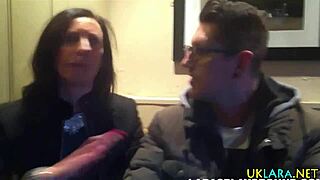 Classy European Milf in Stockings Sucks Big Cock While Fingering Her Wet Pussy. High-Definition Close-Up of Her Big Ass in Heels.