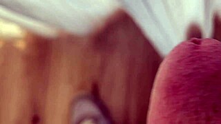 Frustrated Petite Girl Masturbates Without Panties In Stockings