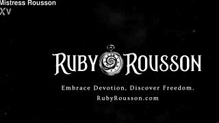 I got oiled up real good by my chaste boyfriend for some hot femdom play, ya know?