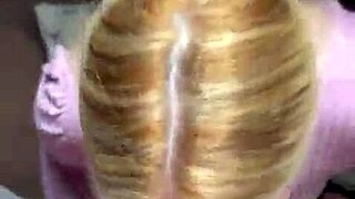 Girlfriend's friend gives sloppy deepthroat until swallow