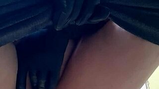 i caught my real teacher masturbating at school with big clit and orgasm