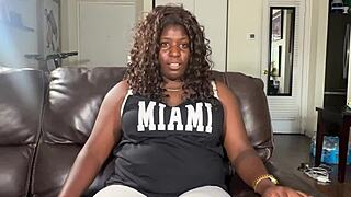 Althea Charless, this olympic athlete, does interracial casting with doggystyle