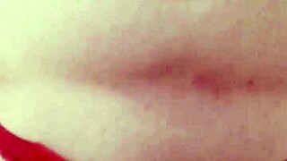 Homemade webcam show with thong, panties, and cock teasing