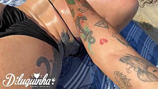 yo, caught sabrina prezotte flaunting at the beach, dragged her to my place, and banged her hot ass mid-shower