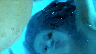 Look At This Sexy Asian Skinnydipping Nude In The Pool!