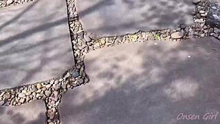 Sakura and Nacchi in Hot Japanese Springs with Steamy Babe Action