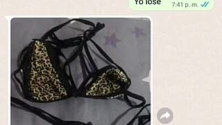 Mi madrastra se pone caliente por chat in public web session