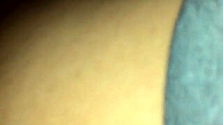 In the doggystyle position, she bends over showing her nice ass for a close view