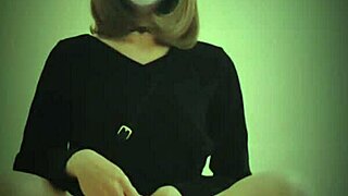 Ladyboy Shows Off Cumshot in Public Spot