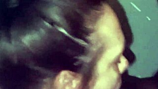 i gave this thick black cock amazing head