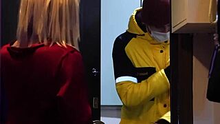 Settling the bill with the food delivery guy in an unusual way.