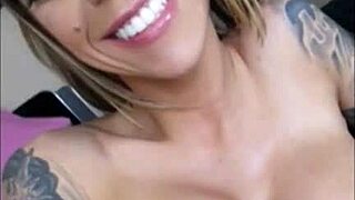 oiled-up teen on sybian machine for big orgasm