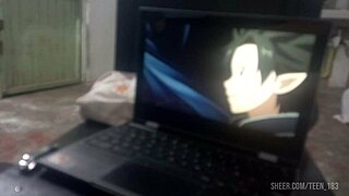 Can you believe this slim 18 year old teen lets me fondle her perfect tits, leading to orgasm?