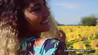 tattooed latina prepares for a big interview with a casting director