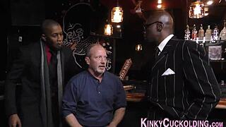 Wow, babe cuckolds her loser hubby with monster cock!