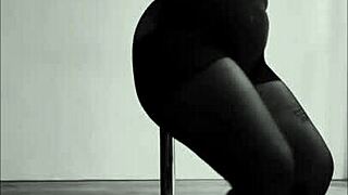 pinay pole dancing with heels and doing aerial hoops