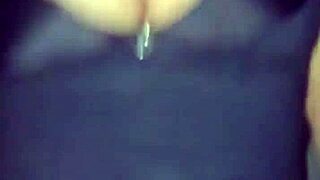 Stepmom rides big black cock in taboo homemade session. Bent over in doggystyle.