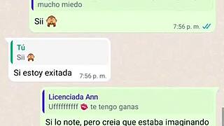 Mi madrastra se pone caliente por chat in public web session