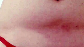 Homemade webcam show with thong, panties, and cock teasing