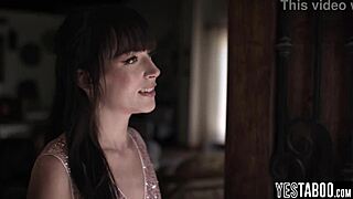 Suspicious Stepfather Drills Stepson’s Big Ass Teen GF Outdoors. She Screams!