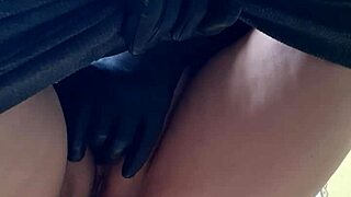 i caught my real teacher masturbating at school with big clit and orgasm