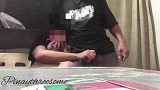 real homemade couple bangs with deep moans and wet action