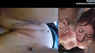 Rough anal pounding makes her squirt with creampie inside