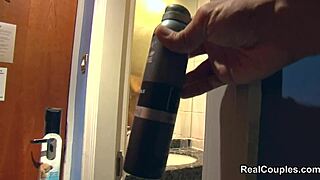 Fun Real Couple Filmed During Blowjob And Rimjob At Hotel