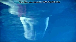 Look At This Sexy Asian Skinnydipping Nude In The Pool!