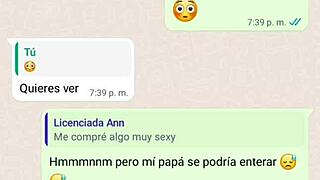 Mi madrastra se pone caliente por chat in public web session