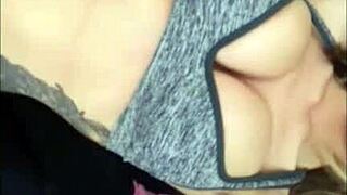 oiled-up teen on sybian machine for big orgasm