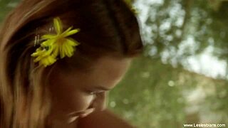 Lysette kisses and licks friend Sarah for experience