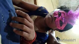 indian amateurs in saree blouse having sex with clear hindi audio