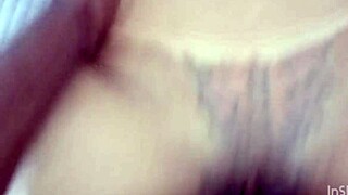 Interracial Anal Creampie POV with a Monster Black Cock Stretching Tight Ass Deep.