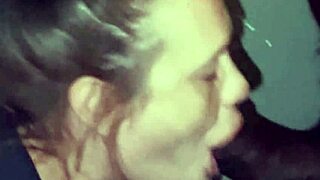 i gave this thick black cock amazing head