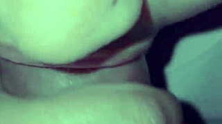 amateur homemade video where bbw latina gives blowjobs and cums at home