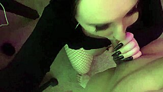 Watch the goth slut deepthroat that older asian cock