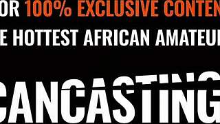 Ebony Model Feels Her Pussy Stretched Deeply