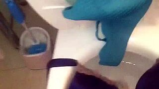 Step sister in 40dd bra and panties receives cumshot.