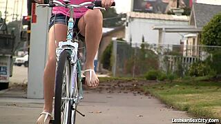 cute teen 18+ lesbians just licking pussy together