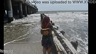 Colombian beach bunny teases solo while showing off every hole in promo