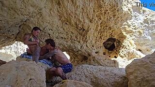 We found a tourist cave in Portugal and explored it our way