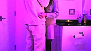 teen 18+ gets drilled in club toilet during wild party night