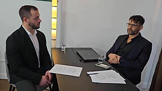 Kristina Grace gets DAP and mouth piss from boss and colleague.