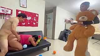 What happened on valentines day with a real homemade threesome.