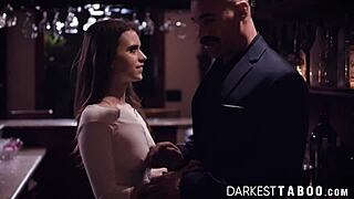 Darkesttaboo Com - Kinky Brunette Seduces Boss For Hard Pussy Fuck