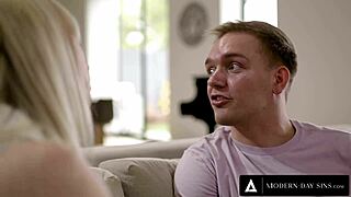 modern-day sins has lilly bell teasing bf for a month before oral cumshot