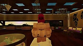 Slut gets fucked hard by roblox with big cock monster cock teen 18+ big tits big ass cum sexy
