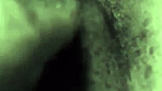 Horny stepmom rubs her wet pussy